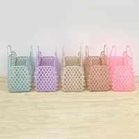 Detachable Shower Basket Plastic Bath Basket Bathroom Hollow Wash Storage Basket Shopping Basket Cesta Lavanderia Canastas 1
