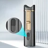 New Luxury Cigar Lighter Torch Metal Straight Jet Butane Lighter Smoking Accessories Cool Cigar Punch Men's Gifts 4
