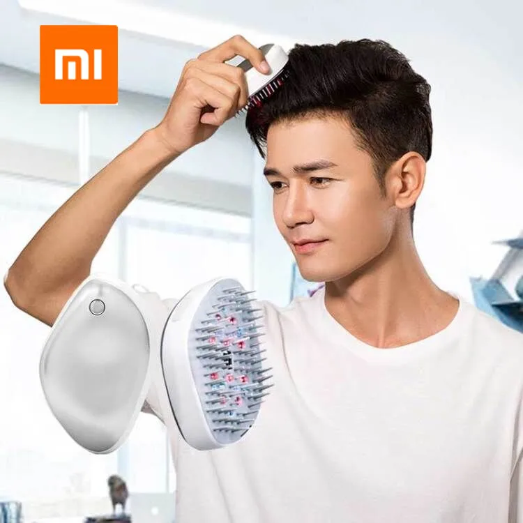 

Xiaomi Purely LLLT Electric Laser Hair Comb Health Growth Anti-Hair Loss Scalp Massage Comb Brush Hair Growth Regrowth Comb Tool