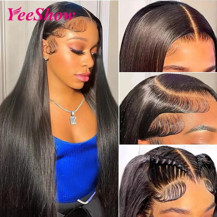 Straight Lace Front Wigs 13x6 HD Transparent Lace Frontal