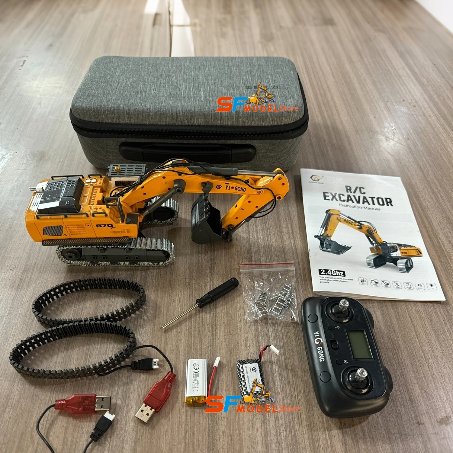 Mini Excavator 1/50 970 Electric Excavator Simulation Model