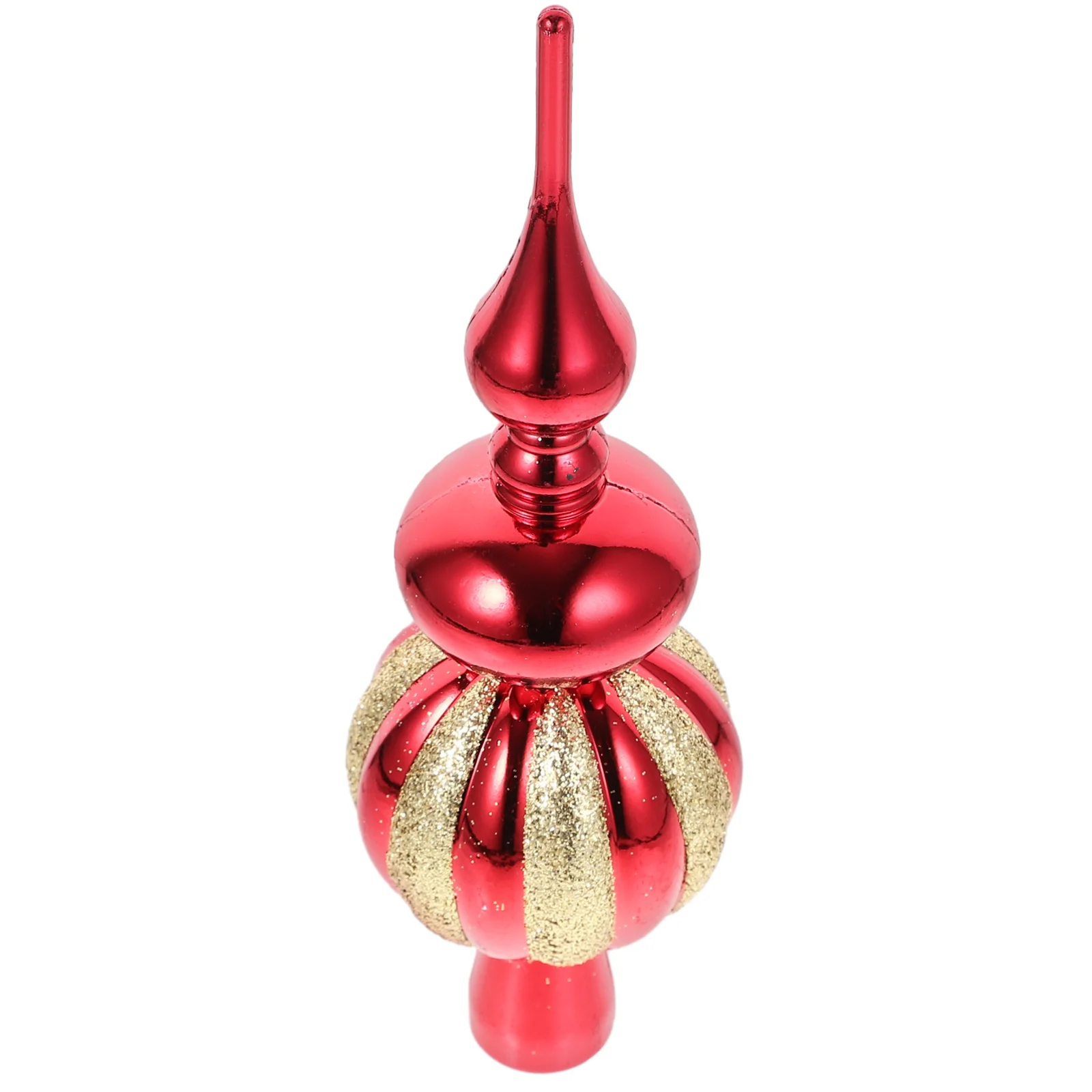 

Spherical Christmas Tree Topper 23Cm German Christmas Tree Top Plastic Xmas Tree Topper Finials Glitter Xmas Star Tree