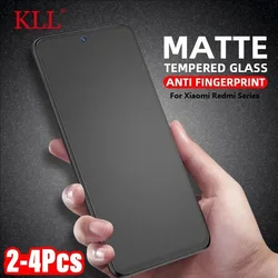 Matte Tempered Glass Frosted Screen Protector - 2 to 4 Pack - 2 piece (Redmi Note 10 4G)