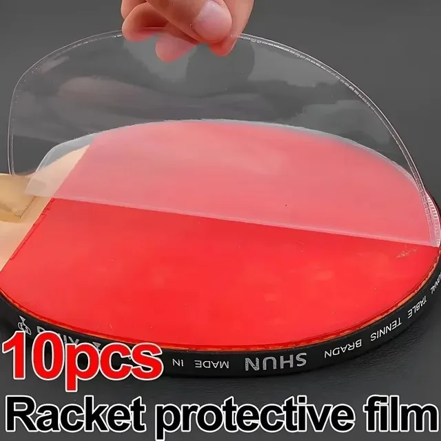 10Pcs Ping Pong Racket Protective Film Sticky Transparent Maintenance Cover Table Tennis Racket Rubber Protection Film Tool 4