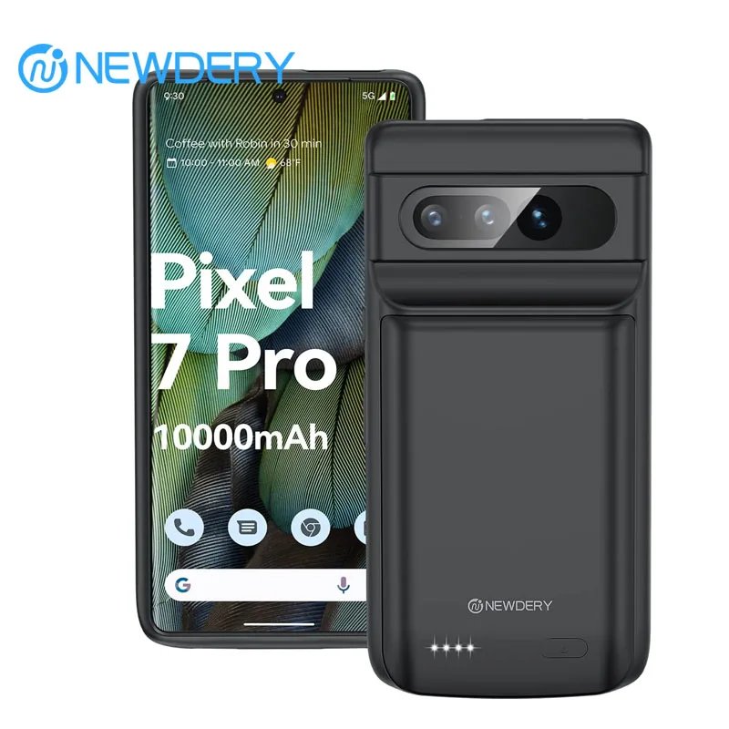 【液晶・バッテリー新品】Google Pixel 7 pro ケース付 外部バッテリー充電ケース,Google Pixel 7pro用の強力な