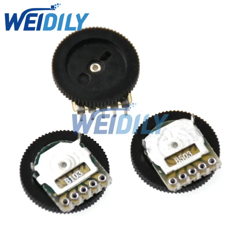 10 шт., потенциометр B10K B103 B503 50K 5Pin, 16 х2 мм