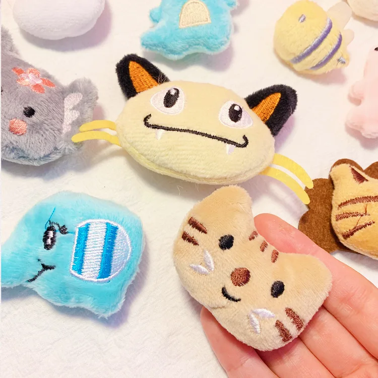 Cute Animal Series Catnip Toy, Mini Cat Bite Toy In Various Designs With Real Catnip Fillings