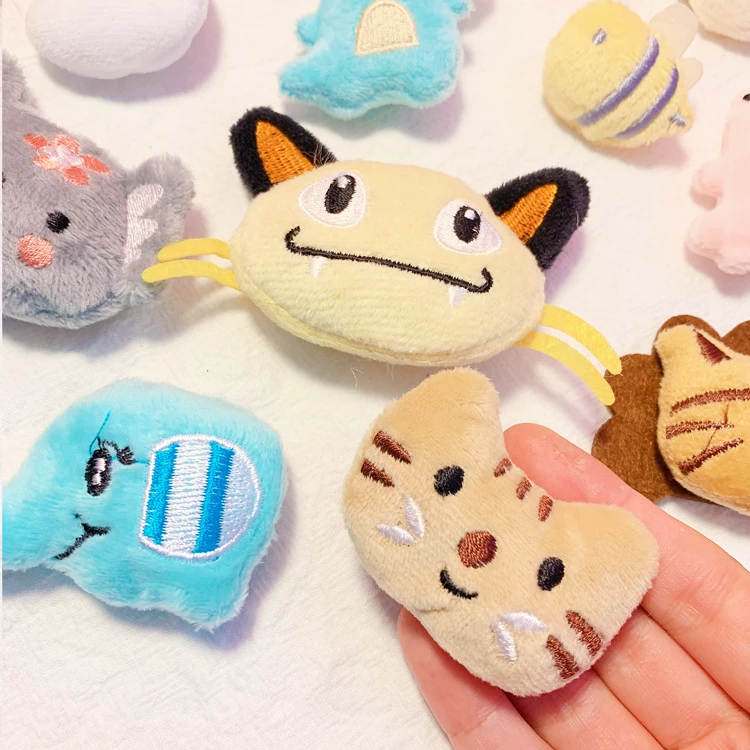 Cute Animal Series Catnip Toy, Mini Cat Bite Toy In Various Designs With Real Catnip Fillings