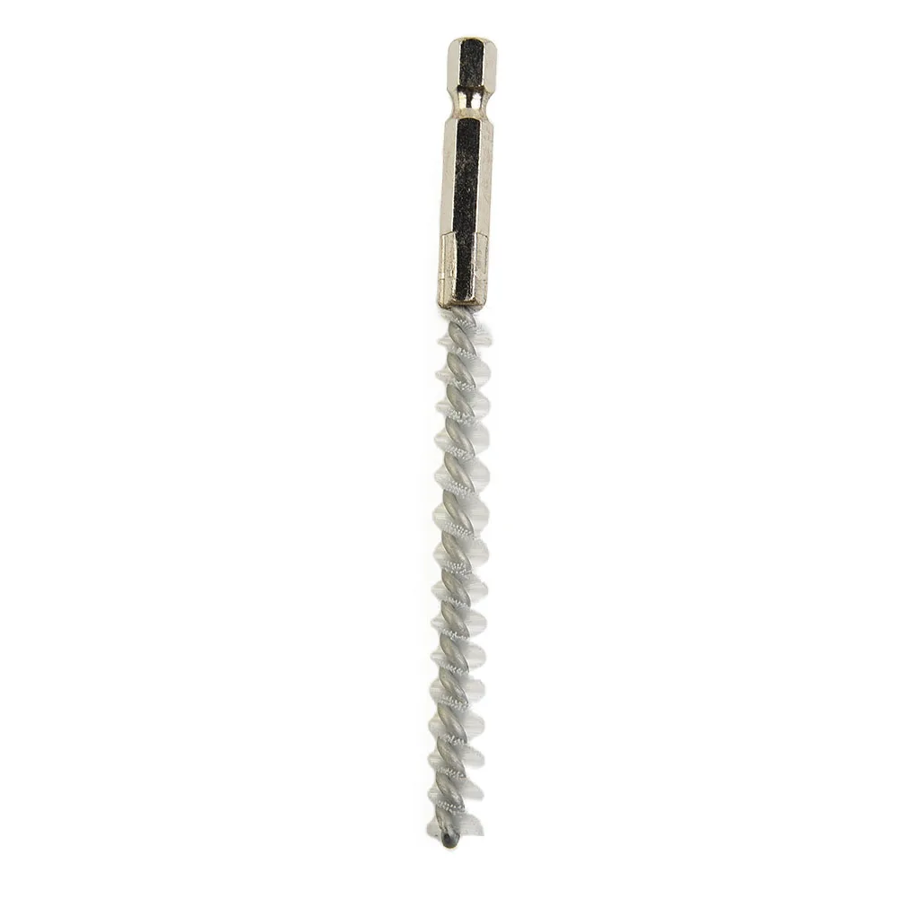 

Wire Brush Tube Drill Brush 8-19mm Hex Bar Hex Bar Nylon Wire Machinery Cleaning Nylon Brush Polished Deburring