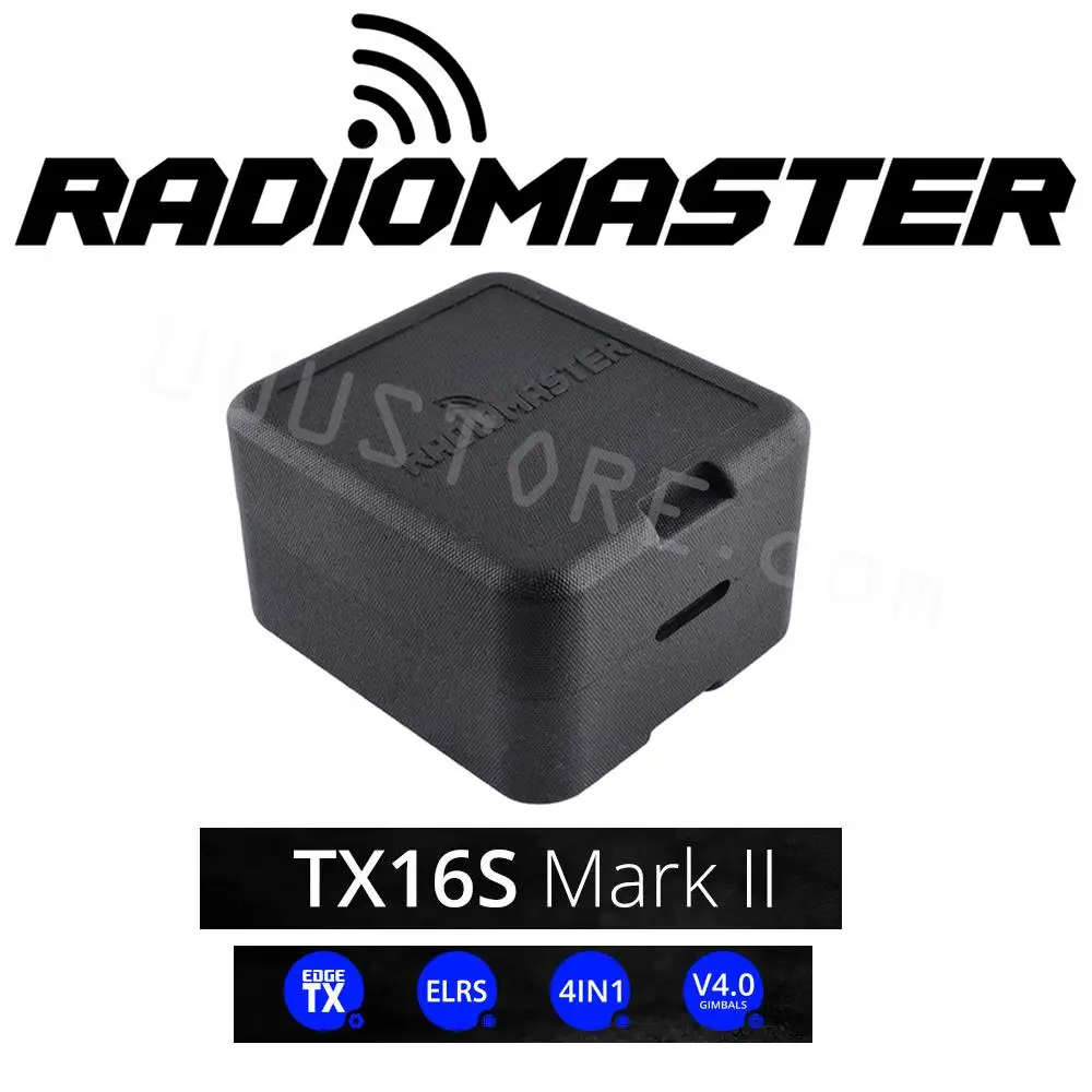 В наличии New RadioMaster TX16S Mark II V4.0 Hall Gimbal 4 в 1 ELRS Радиоконтроллер с поддержкой EdgeTX/OpenTX встроенные двойные динамики