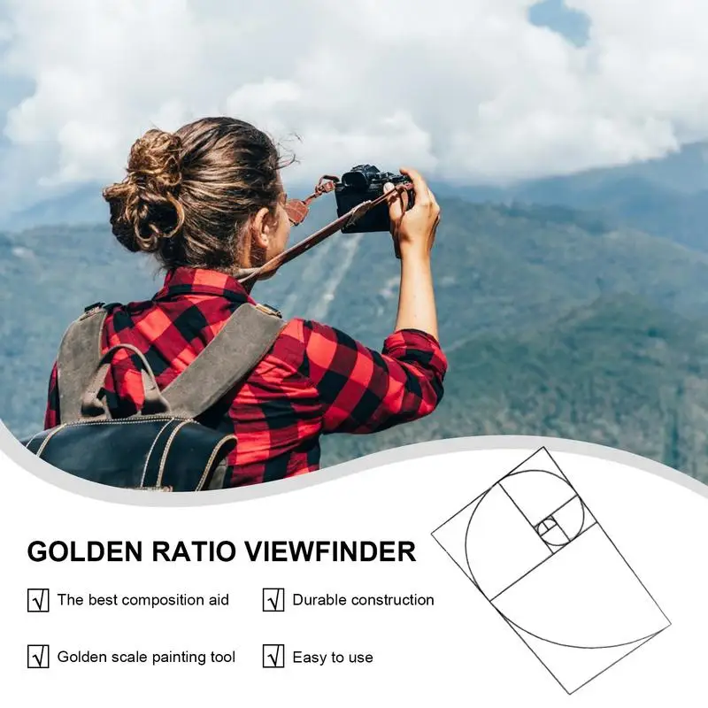 View Finder For Drawing Golden Ratio Composition View Finder Golden Ratio Viewfinder Clear Golden Section Viewer View Catcher