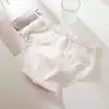 Plus Size Underwear for Women Sexy Thin Transparent Lace Mesh Panties with High Waist Big Size Briefs of Large Sizes 5