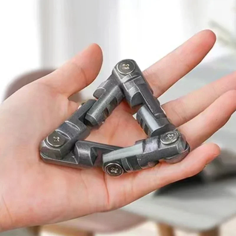 Metal Infinite Flip over Chain Stress Reducing Toys Antistresse Fidget Gadgets Relieve Stress Reducing Novelties Exercise palms fidget toy sensory fidget toy anti stress toy
