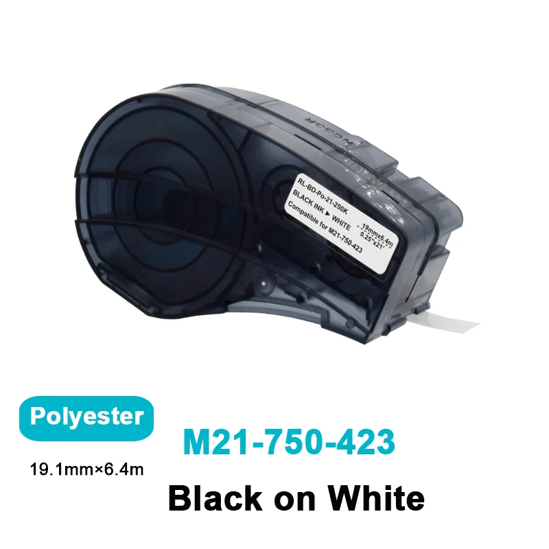 1PK M21-375-595/M21-750-430/M21-750-7425 Black on WhiteCompatible  