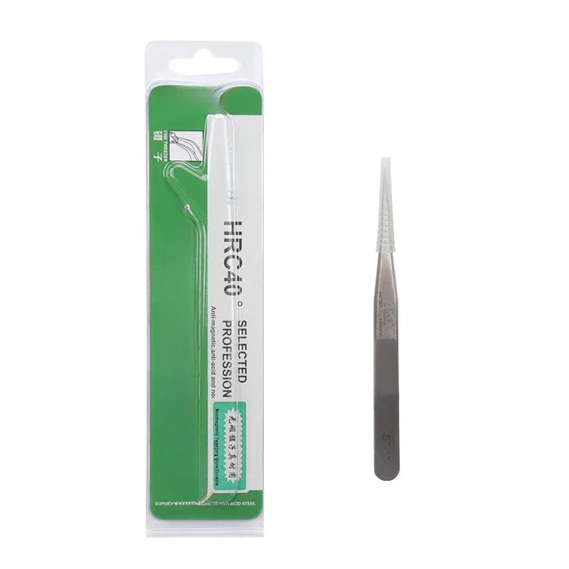 Stainless Steel Straight Curved Nail Tools Volume Eyelash Accurate Tweezers Nippers Pointed Clip Set Makeup Tools 4