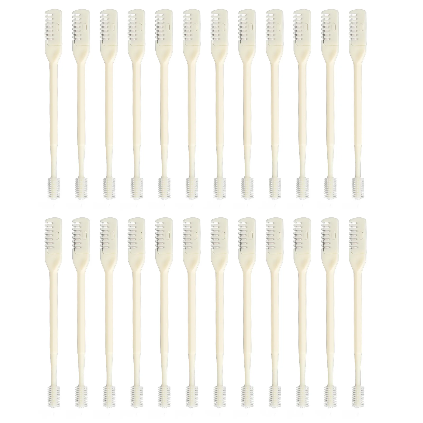 24Pcs Manual Nose Hair Cutter 360 Degree Rotating Nose Hair Trimmer Double Head Nasal Plucker Tweezers Cutter