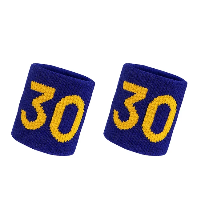 1 Pair Fitness Basketball Wristband Sport Sweatband Nr23 24 Wrist Guards Support Sweat absorption Gym Volleyball Protection 6