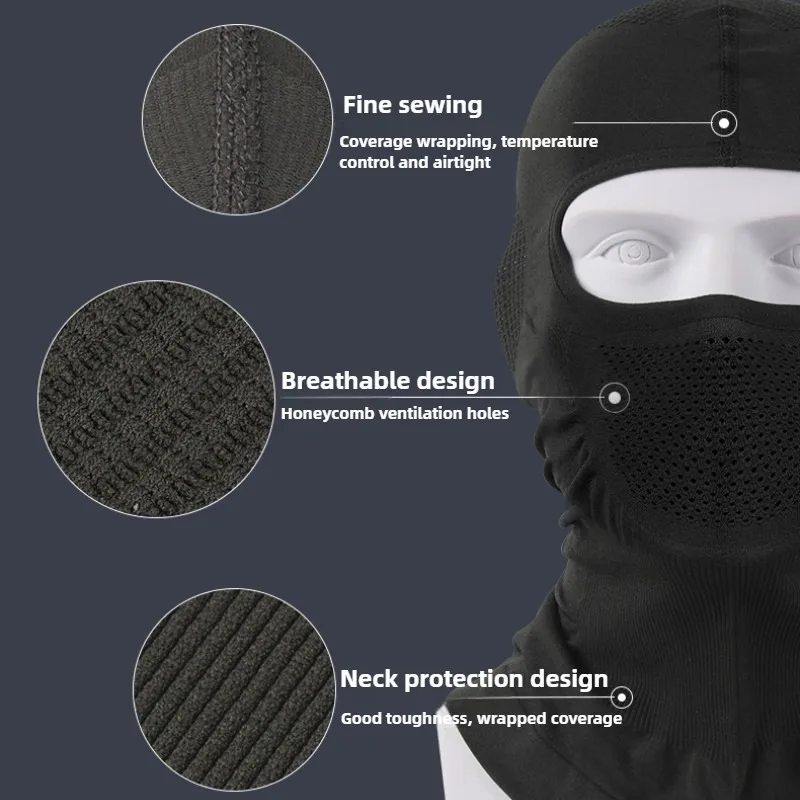 Full Face Scarf Ski Snowboard Cycling Motorcycle Balaclava Winter Neck Head Warmer Windproof Cold Weather Mask