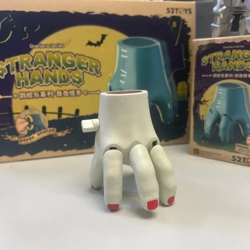 Original 52toys Super Activation Magpie Pick Fun Odd Hands Mobile Mechanical Hands hecho a mano moderno adorno de juego regalo