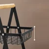 Metal Fruit Basket Fold Household Removable Fruit Baskets Large Capacity Simplicity Beautiful Antirust Kitchen Vegetable Basket 5