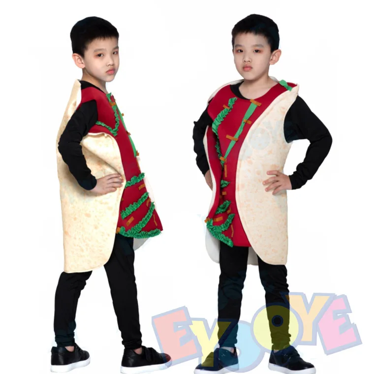 Funny Masquerade Carnival Party Mexican Costumes Parent-Child Same Cosplay Stage Role-playing Performance Costumes Without Cap