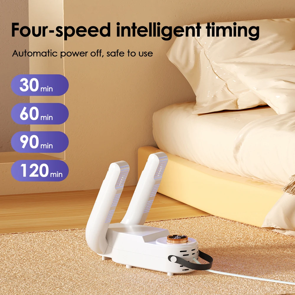 Shoe Dryer Heater Portable Smart Electric Shoe Drying Deodorizer Dehumidifier Machine Home Foot Warmer Winter Gloves Boots Drier 3