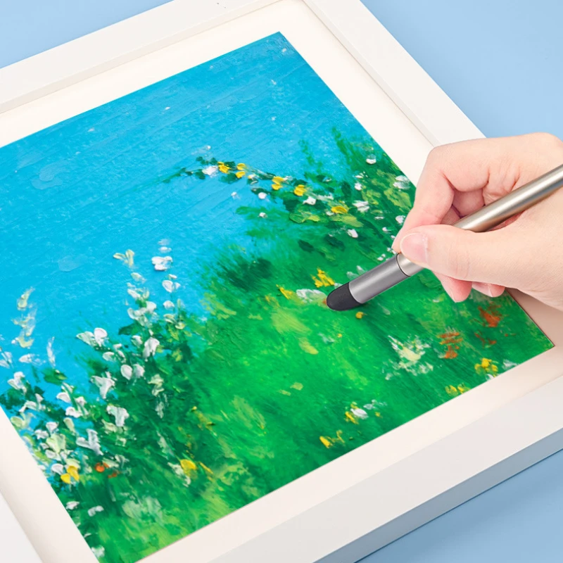 3pcs 오일 파스텔 특수 문질러 펜 소프트 헤드 전환 스폰지 볼 얼룩 펜 얼룩 그림 브러쉬 도구 미술 용품