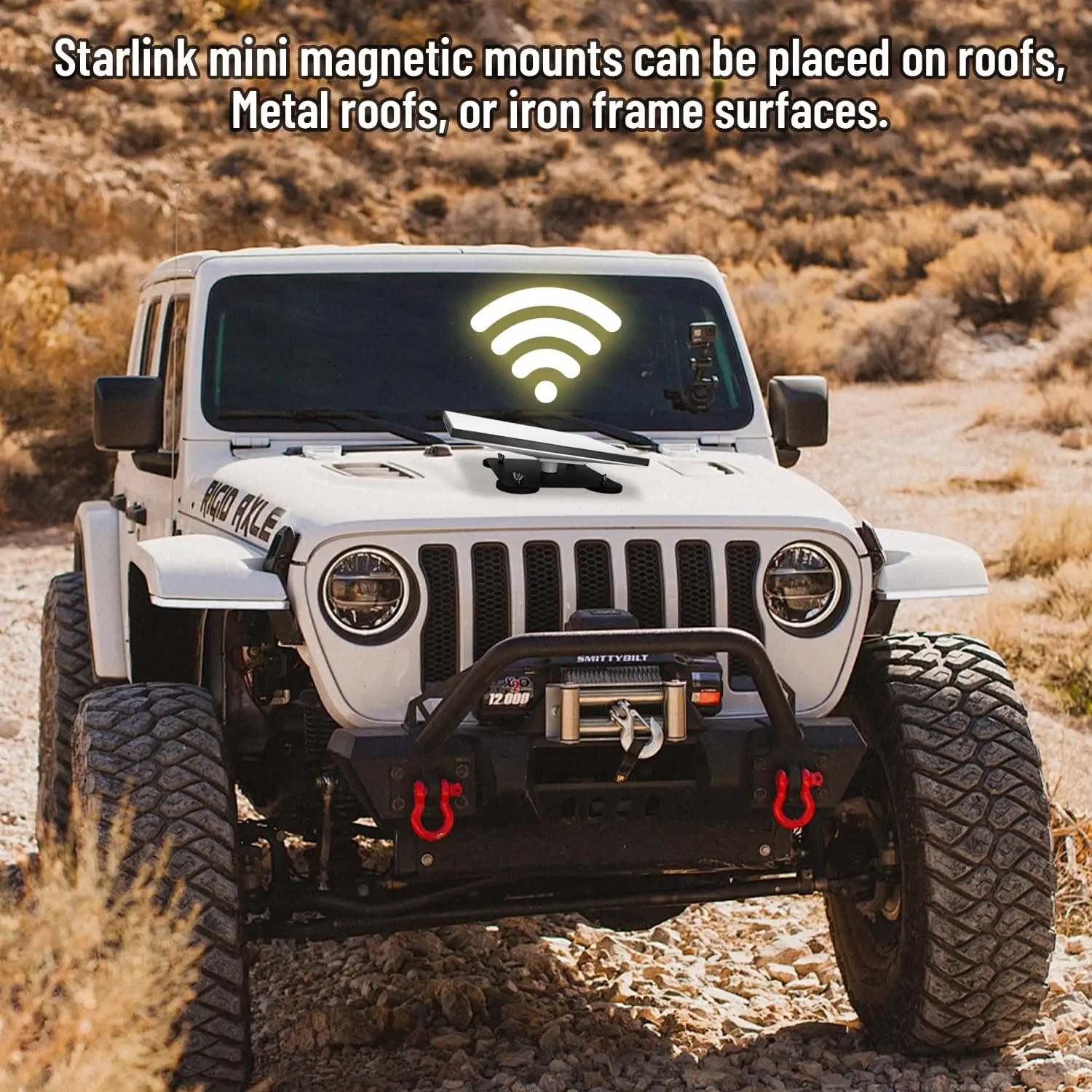 Starlink Mini Internet Kit Satellite Magnetic Bracket Car Roof Mounting Kit Magnetic Bracket Stable and Solid satellite mounting bracket