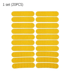 Reflective Night Safety Warning Stickers (Yellow)