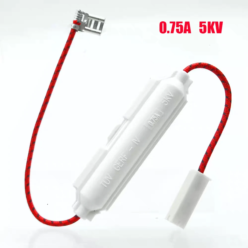 5KV 0.75A 750mA High Voltage Fuse for Microwave Ovens Universal Fuse Holder Microwave Ovens Parts