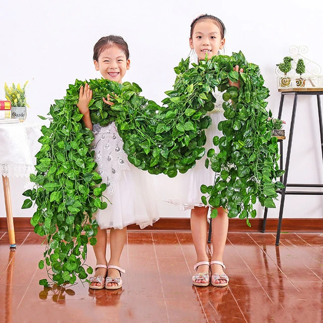 Artificial ivy wall home decorative plants vines greenery garland hanging  for room garden office wedding wall decoration foliage - AliExpress