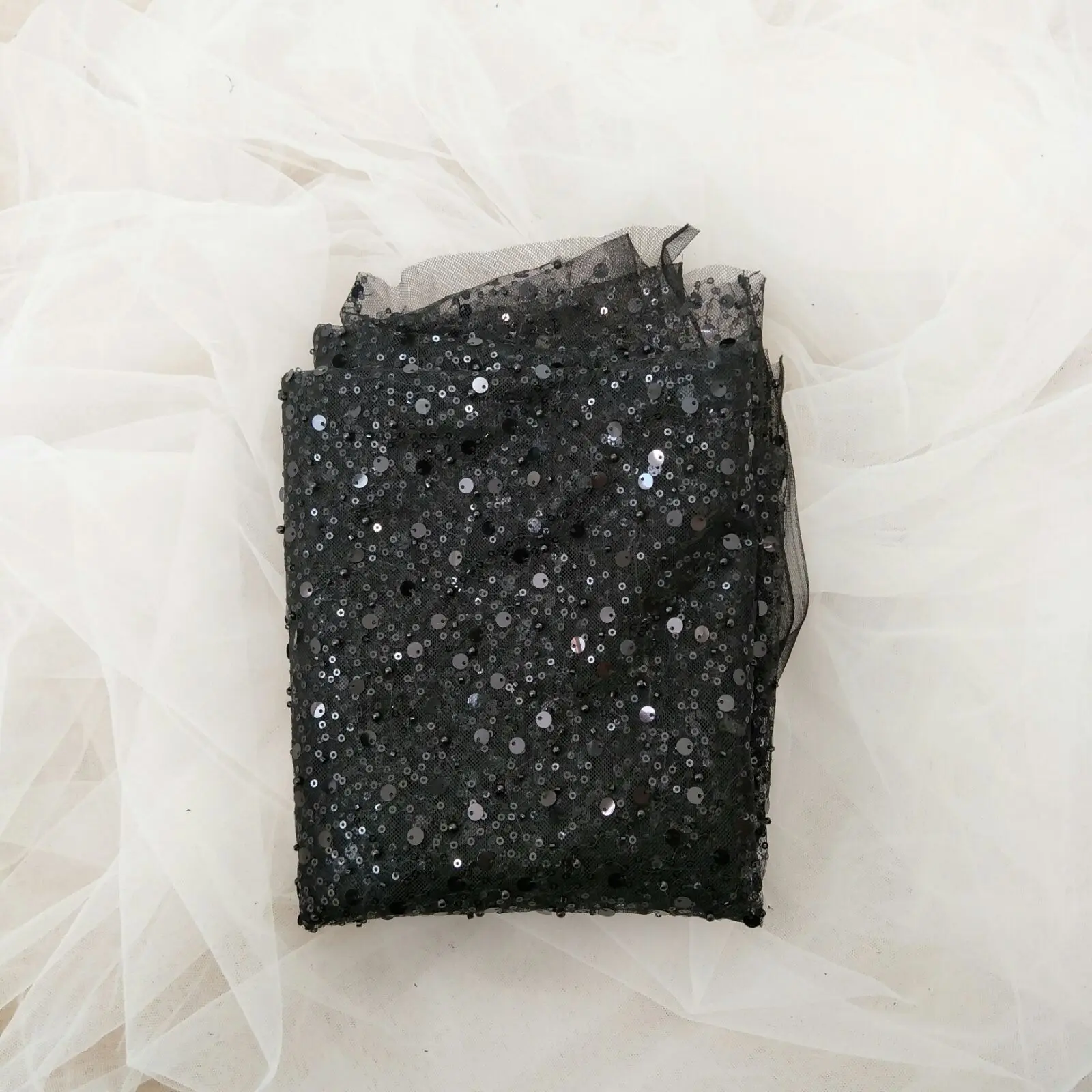 20 Farben, wunderschöner Brautkleid-Spitzenstoff mit Perlen, 130 cm breit, Brautspitze, Meterware. – Detail 29