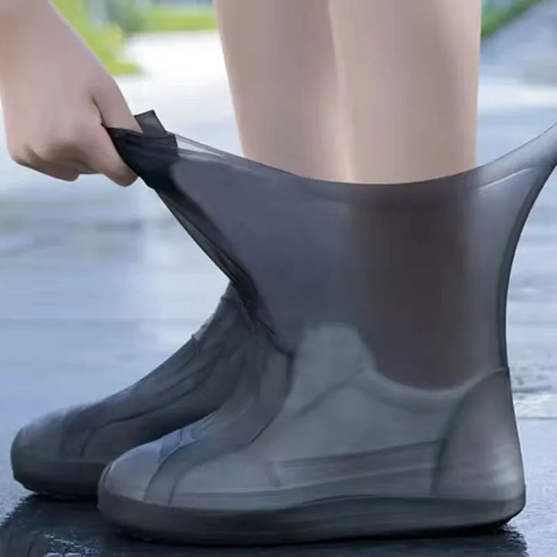 Reusable Non-slip Rain Boots Waterproof Shoes Covers Rain Boot Covers for Outdoor Use Gear Household Merchandises Home 1Pair