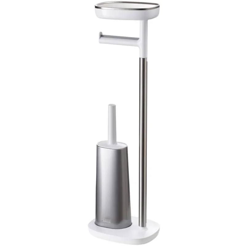 

Toilet paper roll holder, tissue holder, stainless steel floor toilet paper box, toilet paper storage rack, bathroom storage rac