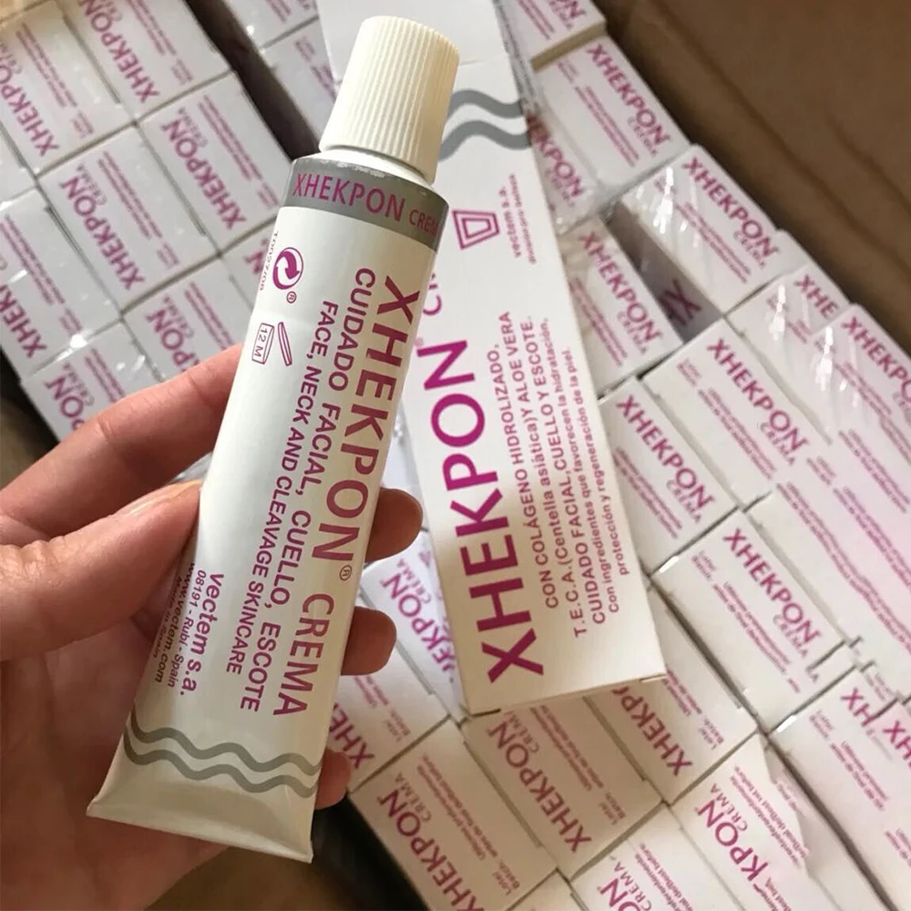 Фото Новинка 2023, Лидер продаж, крем для лица и шеи Xhekpon Crema, 40 мл, испанское оформление шеи, Гладкий Антивозрастной крем, уход за кожей №5