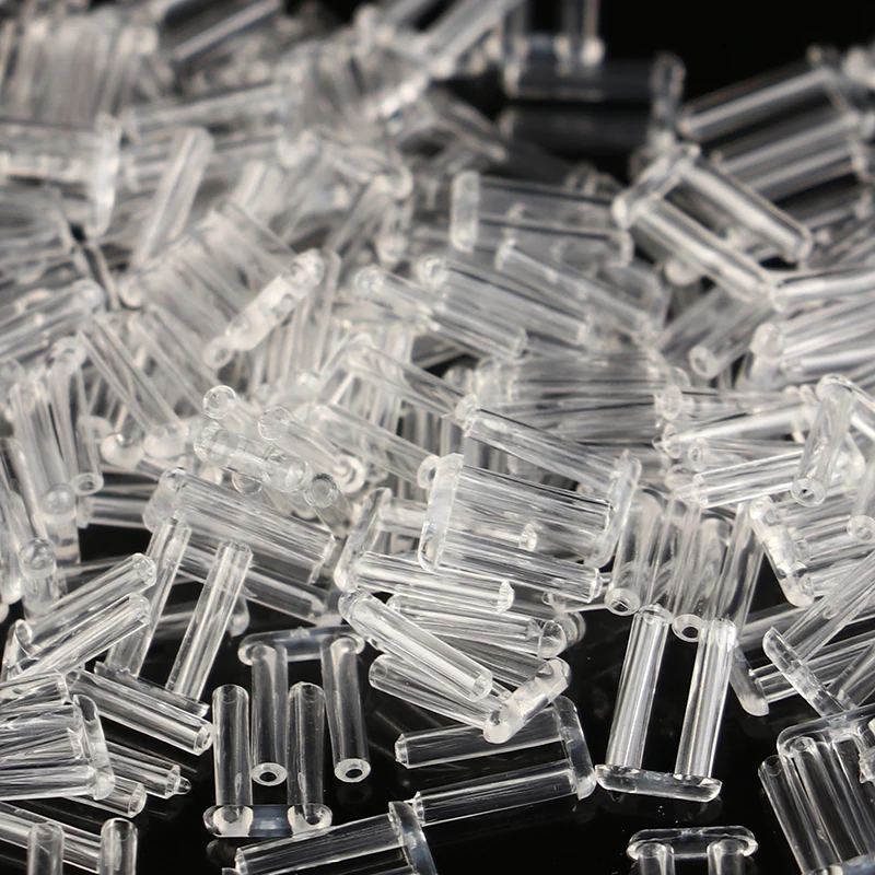 100 Teile/satz Doppel Gummi Stecker Für Rahmenlose Gläser Ersatz Schnalle Für Brillen Gläser Ausrüstung Zubehör – Detail 12