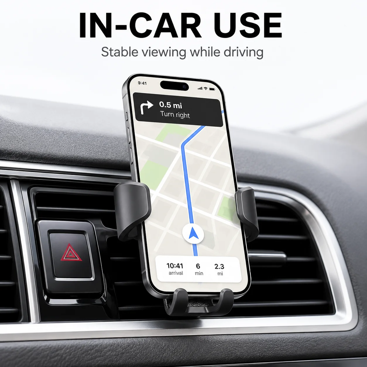 Universal Air Vent Gravity Lock Car Phone Holder