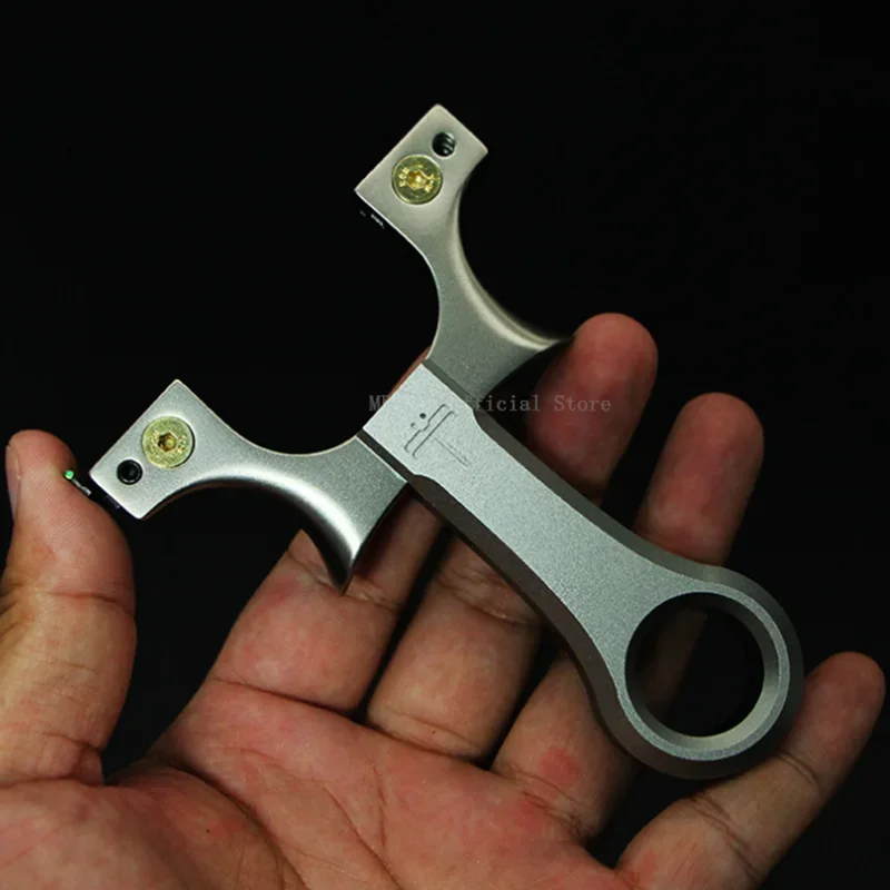 

Высококачественная Рогатка из нержавеющей стали с резиновой лентой, профессиональные аксессуары для спорта на открытом воздухе