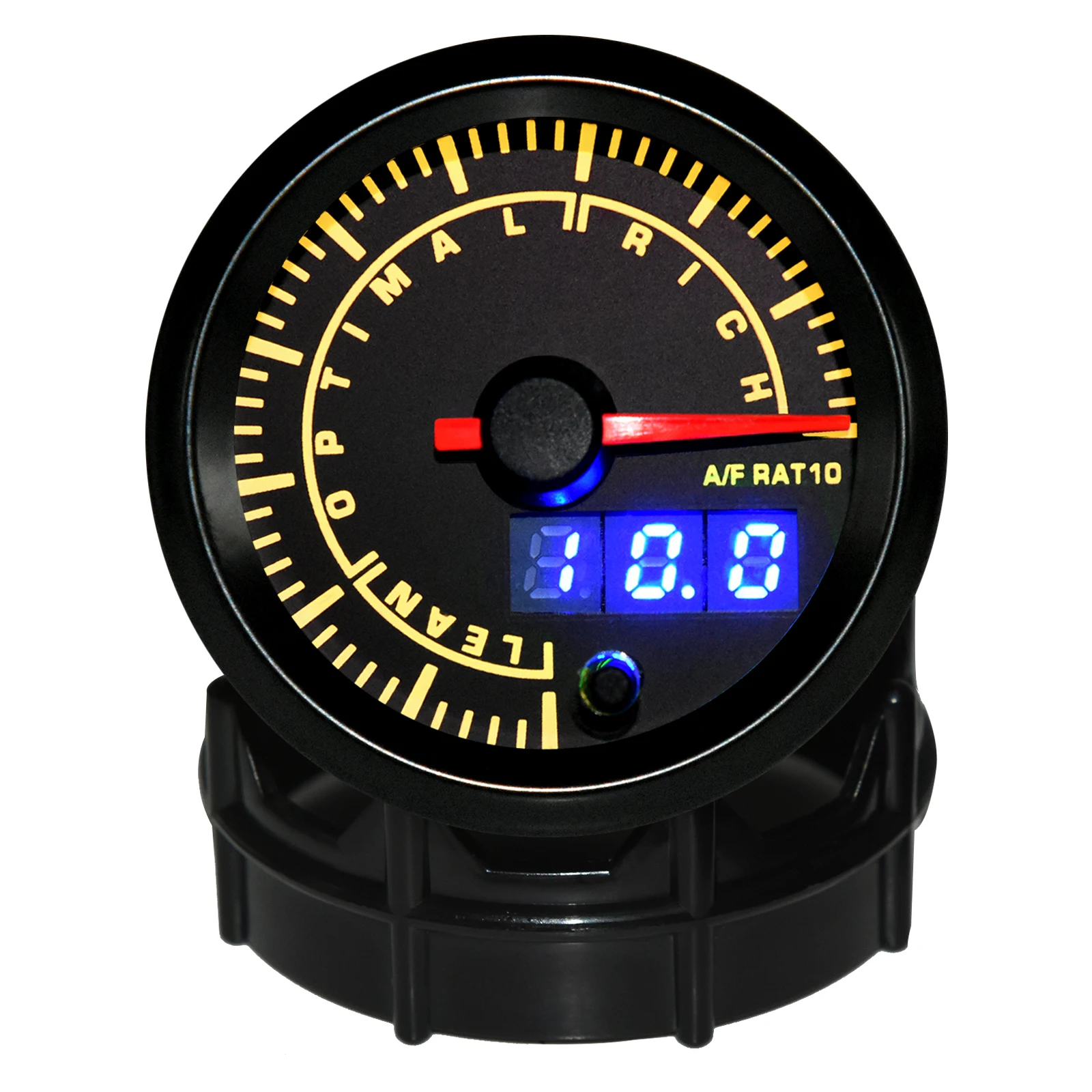 52mm Narrowband Air Fuel Ratio Gauge Kit 7 Colors LED Digital AFR Meter Narrowband O2 Oxygen Sensor Universal 12V Car air fuel ratio gauge