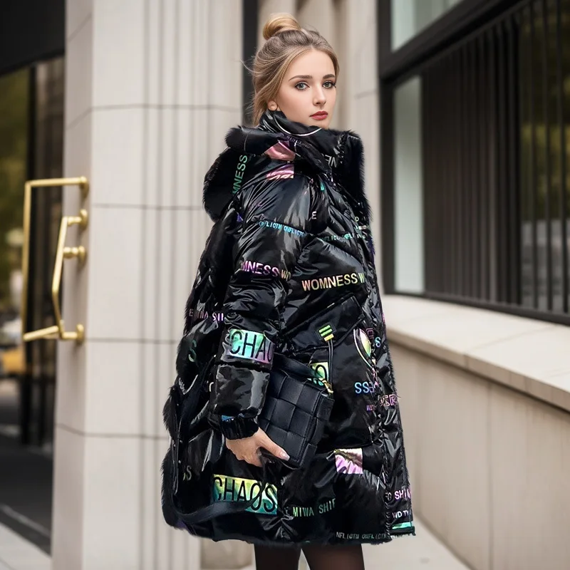 All-Over Print Women's Cropped Jacket | 245GSM Cotton main image 0