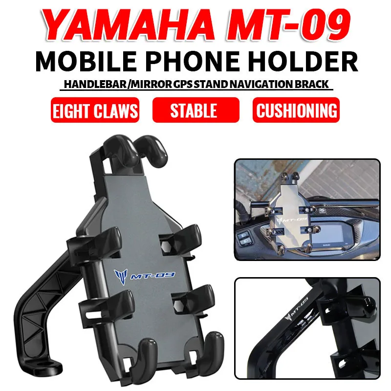 

For YAMAHA MT-09 MT09 Mt 09 2021 2022 2023 Accessories Motorcycle Handlebar Mobile Phone Holder GPS Stand Bracket