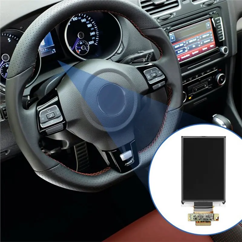 신뢰할 수 있는 새 VDO 계기판 디스플레이 3.5인치 스크린 L5F30709P04 시트 알테아 09-15 VW 파사트 스코다 LCD 클러스터 L5F30709P03용