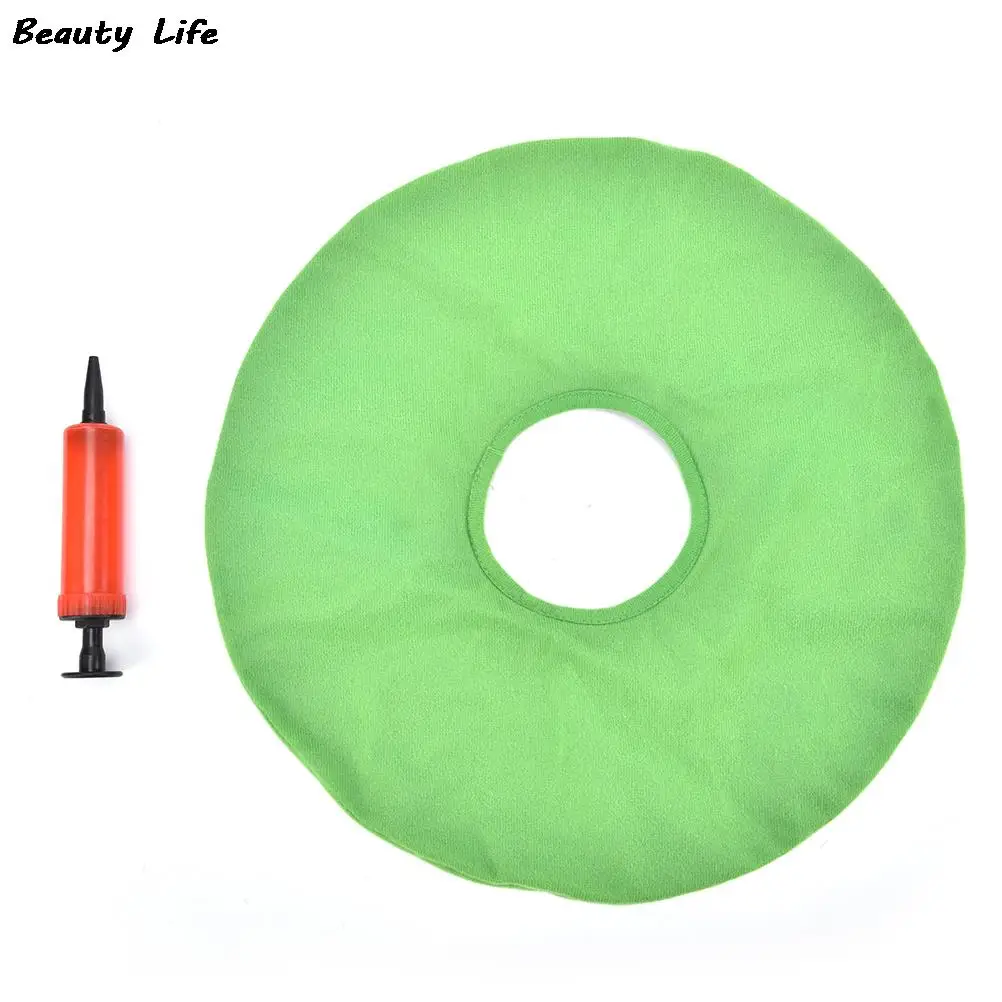 New Vinyl Seat Cushion Medical Hemorrhoid Pillow Sitting Donut Massage Pillow Inflatable Round Cushion