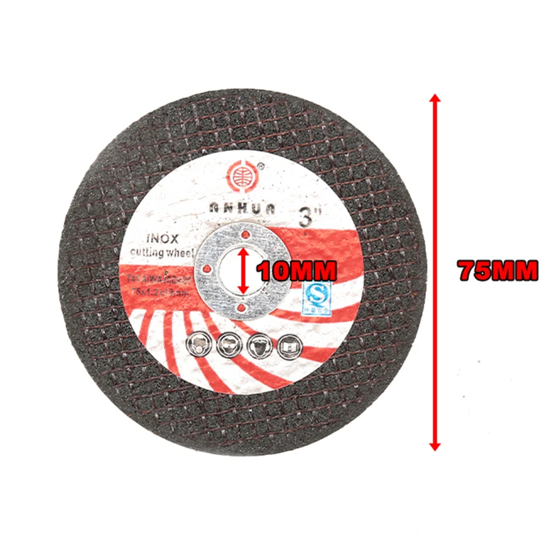 5PCS 75mm Grinding Wheel cutting disc grinding disc abrasive wheel grinding wheel Metal Cutting Disc Polishing Sheet for 12V Mini Angle Grinder Wood Ceramic Cutting And Polishing Tools
