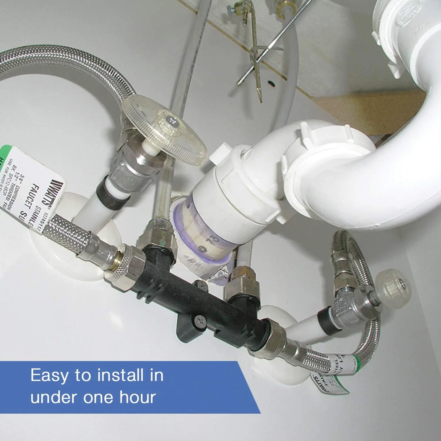 Watts Hot Water Recirculation System with Programmable Timer for Tank Water Heaters Instant Hot 120V Pump 10 ft Cord