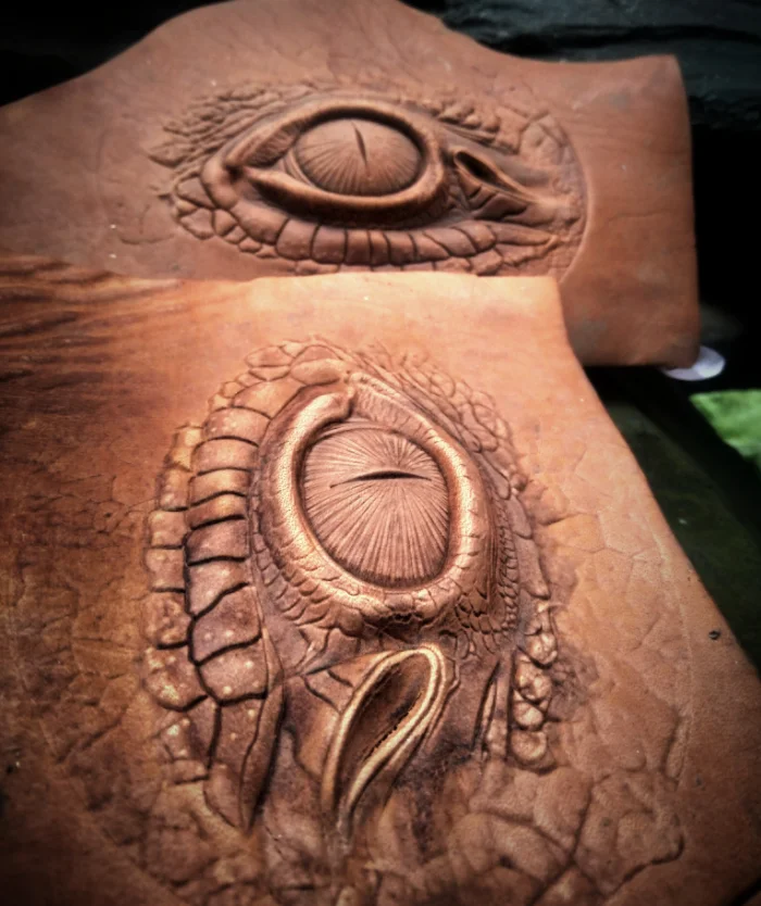 Metal Dragon's Eye leather embossing mold Three-dimensional yin and yang mold Dragon's eye metal embossing leather craft stamps
