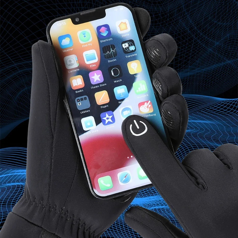 GTUBIKE Cycling Glove Outdoor Sports Running Glove Warm Touch Screen Gym Fitness Full Finger Gloves For Men Women Sports Gloves