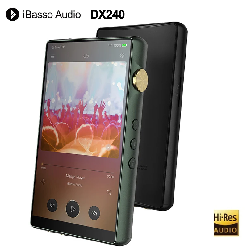 iBasso DX240 ES9038 hifi lossless music player Music Player WiFi/Air  Play/Bluetooth/LDAC/DSD/aptX/UAT/MQA AMP1 MK3 MK2