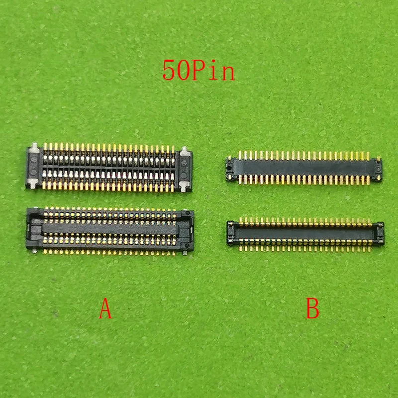 2Pcs 50Pin Disk Laptop HDD Plug Board FPC Connector Hard Drive