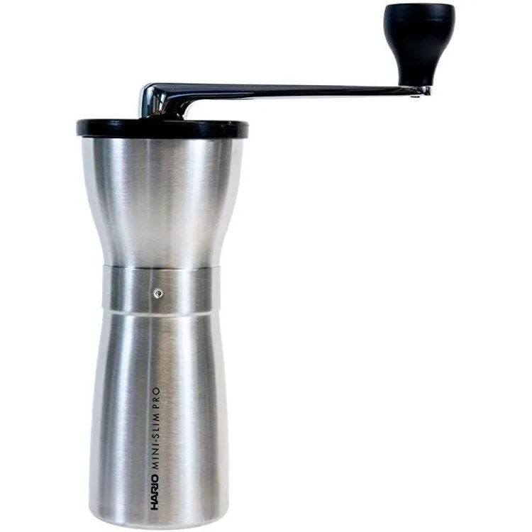 

Ceramic Coffee Mill, Mini Slim, Pro, Silver